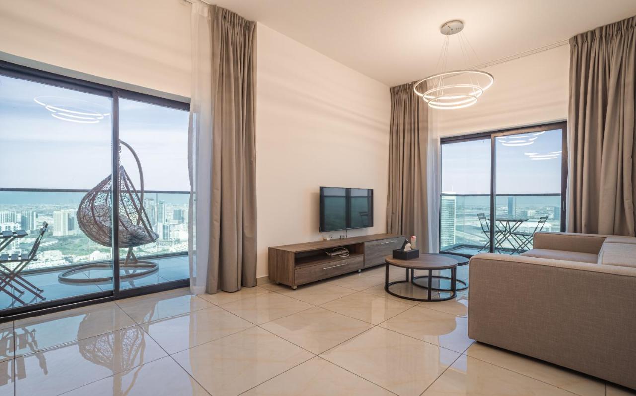 Sky View Tower Apartments Dubai Exterior foto